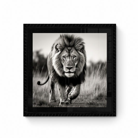 George Cameron, The Majestic Lion in Motion, 2023 Photographie