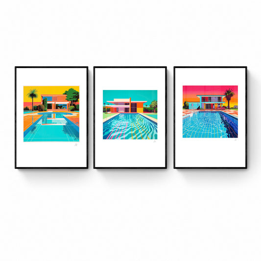 Lily ycf. Set of 3 Screenprints - Exclusively on LYNART Store