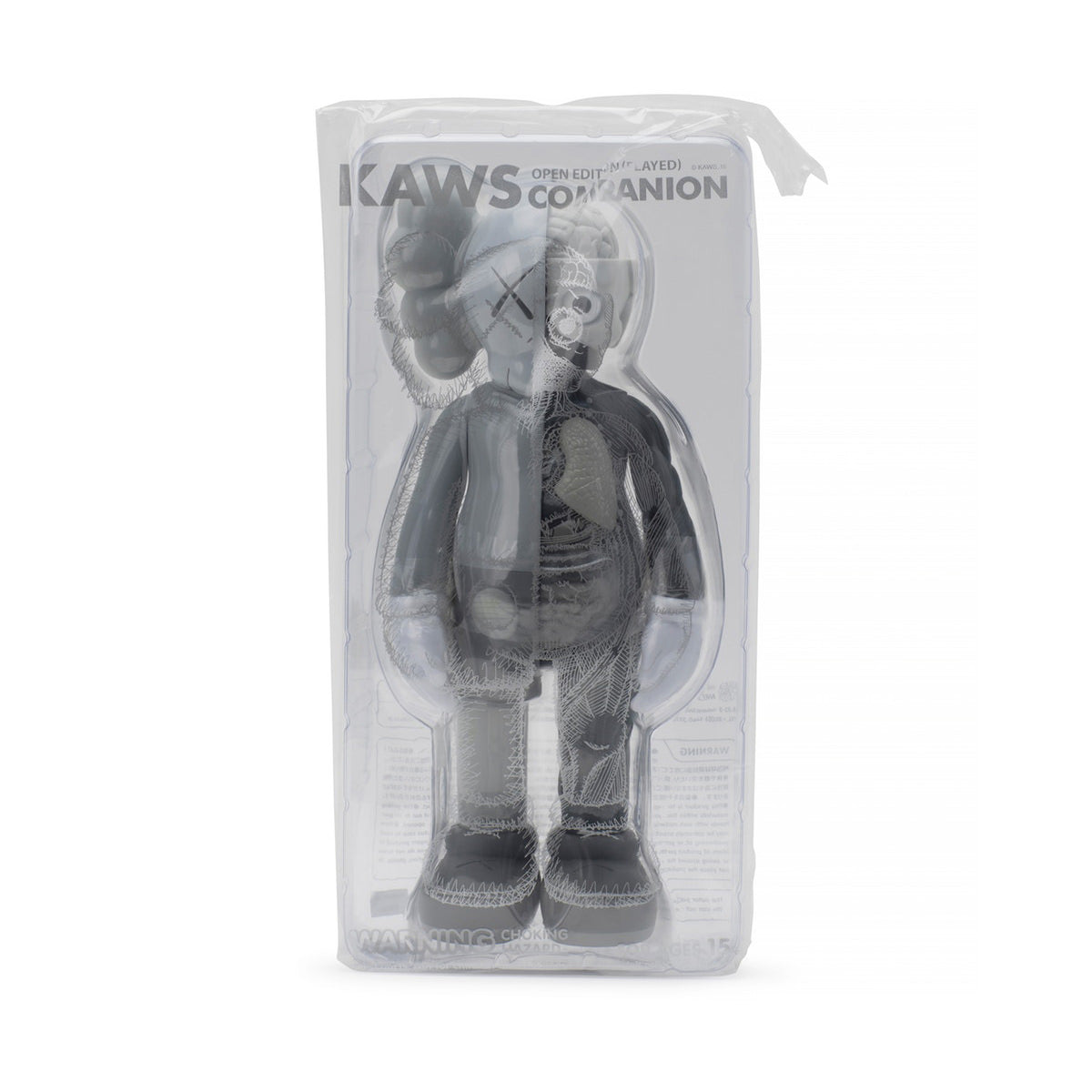 KAWS, Companion Flayed Open Edition Vinyl Figure Grey, 2016