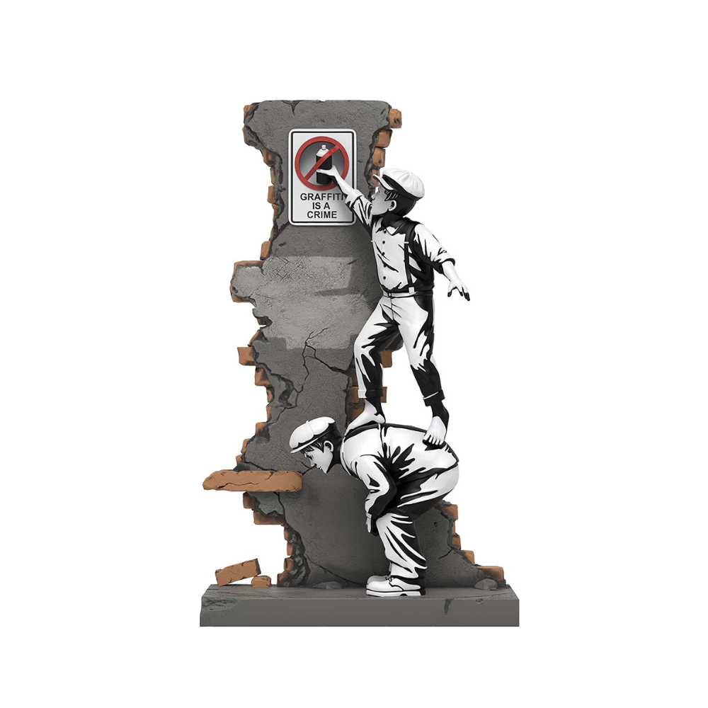 Banksy – Graffiti Crime | Polystone Sculpture Edition – LYNART STORE