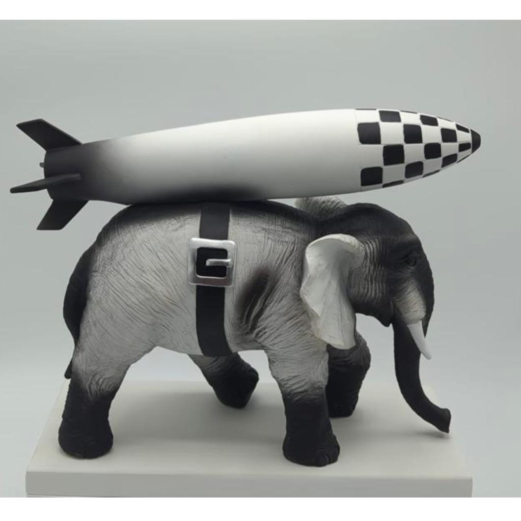 BANKSY - Heavy Weaponry - Sculpture - Edition Limitée