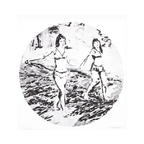 Claire tabouret, LIGHT PAST BLUE (2019) - Lithograph, hand-signed and numbered