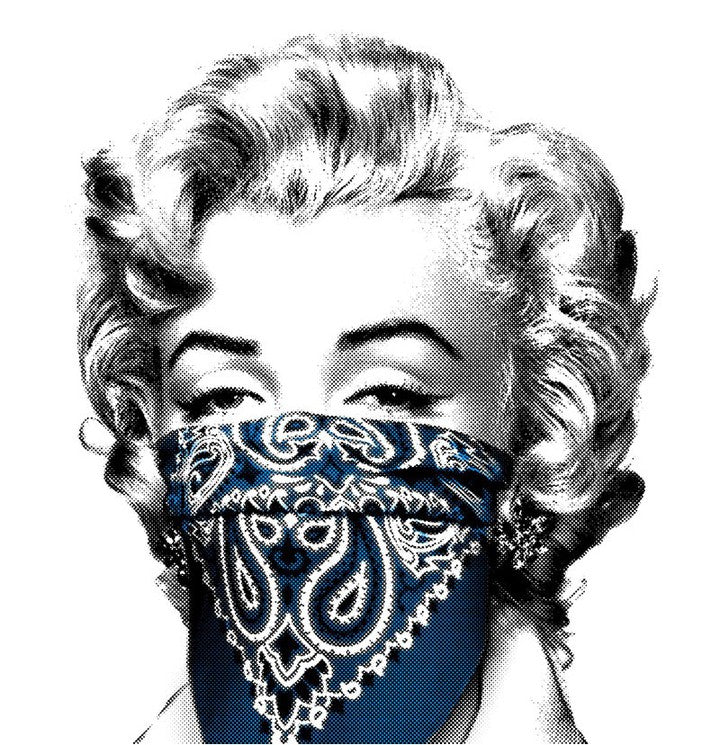 Mr Brainwash – Restez en sécurité (Bleu) (2020)
