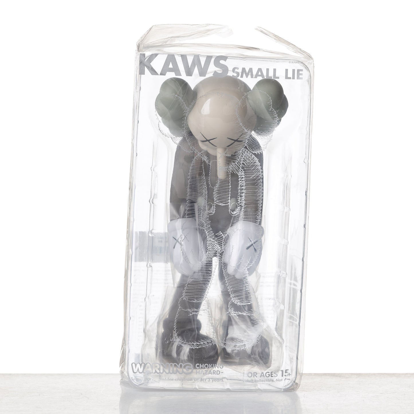 KAWS, Small Lie Companion Vinyl Figure Grey, 2017