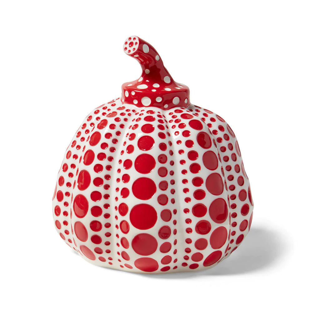 Set: Yayoi Kusama I Want To Sing My Heart Out In Praise Of Life Print + Pumpkin Red