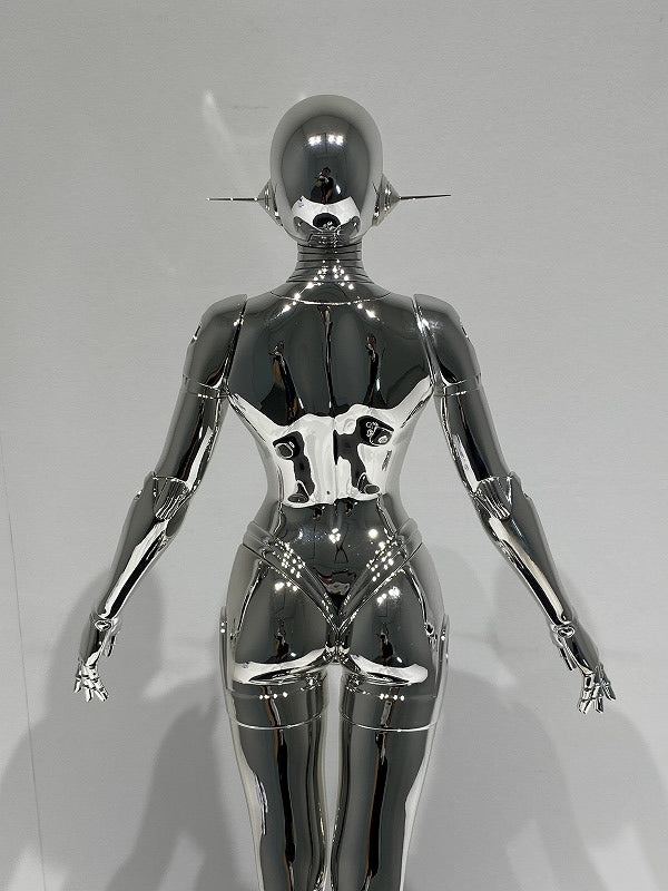 Hajime Sorayama - Full Set Of All 3 Sexy Robot Floating Sculptures (Gold,Black,Silver) 2020