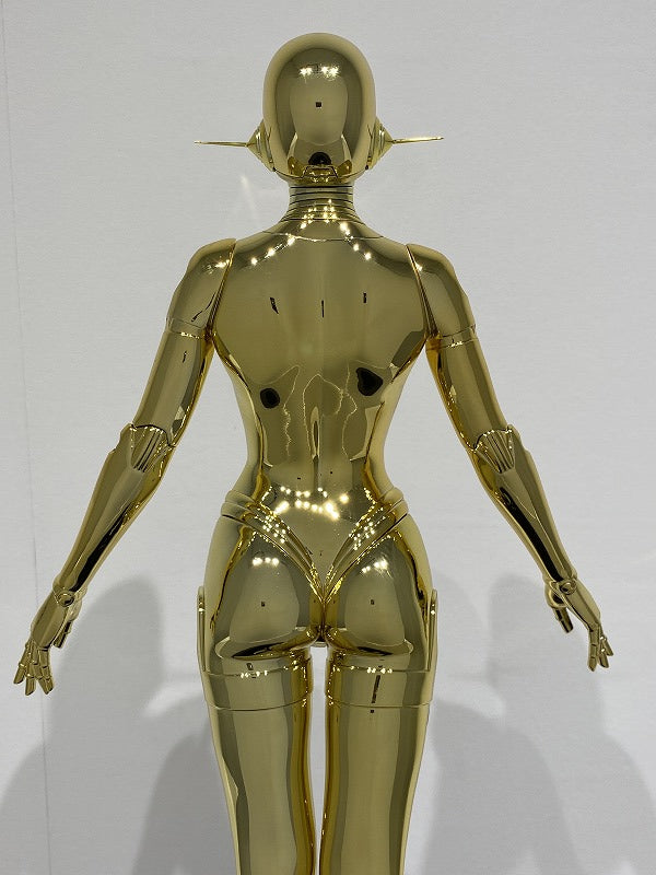 Hajime Sorayama - Full Set Of All 3 Sexy Robot Floating Sculptures (Gold,Black,Silver) 2020