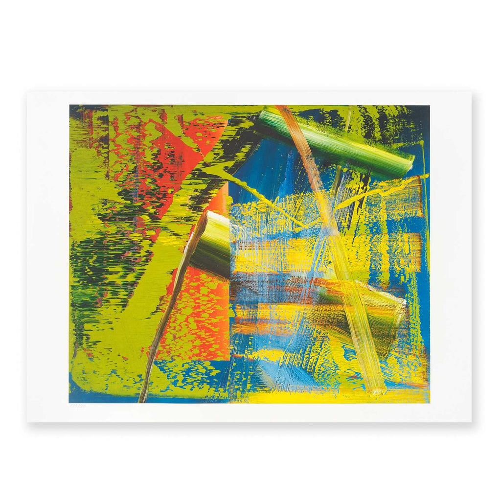 Gerhard Richter Abstraktes Bild 1984 Werk 563-3 abstract print on paper
