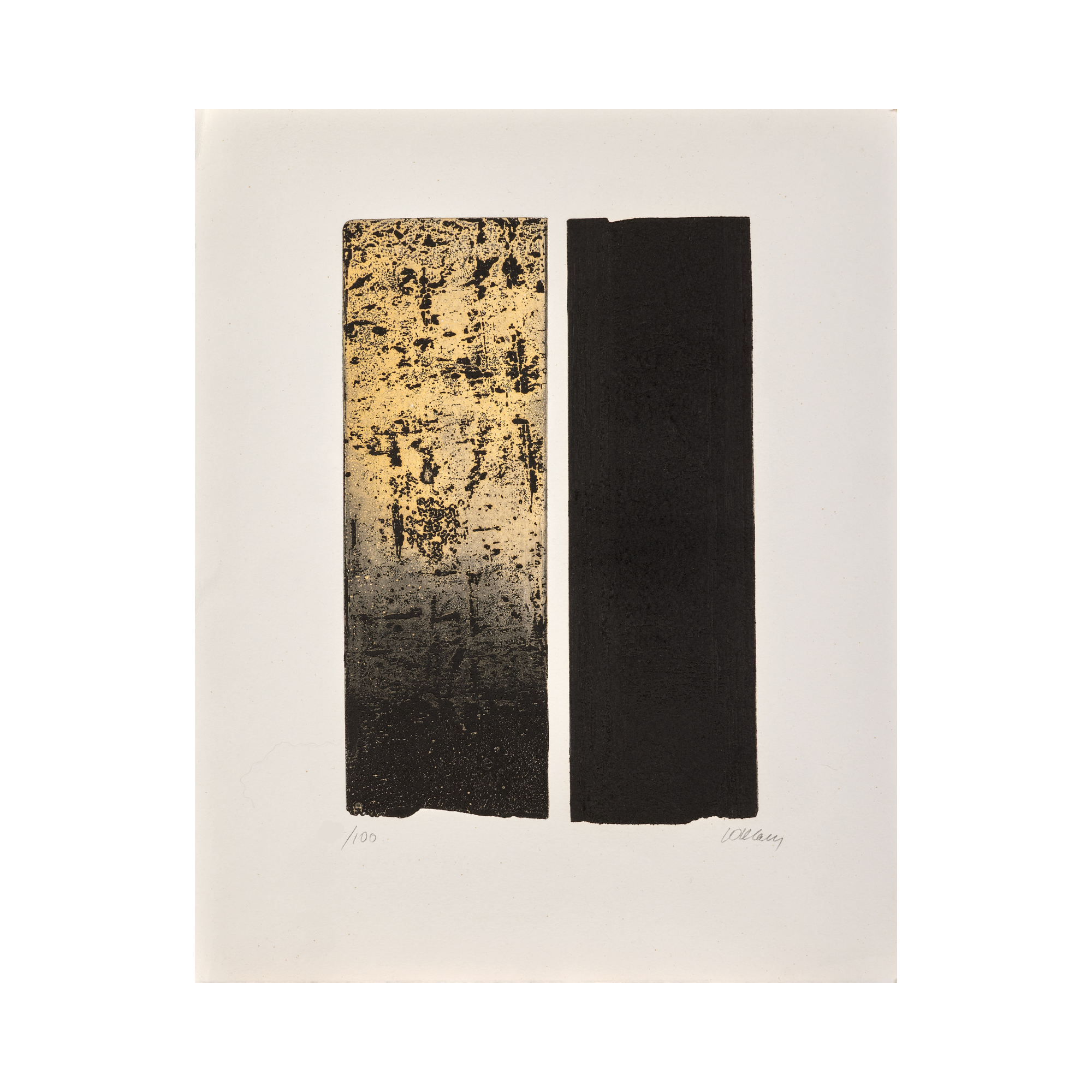 Pierre Soulages – Eau-forte XL (1996) | Signed Etching – LYNART STORE