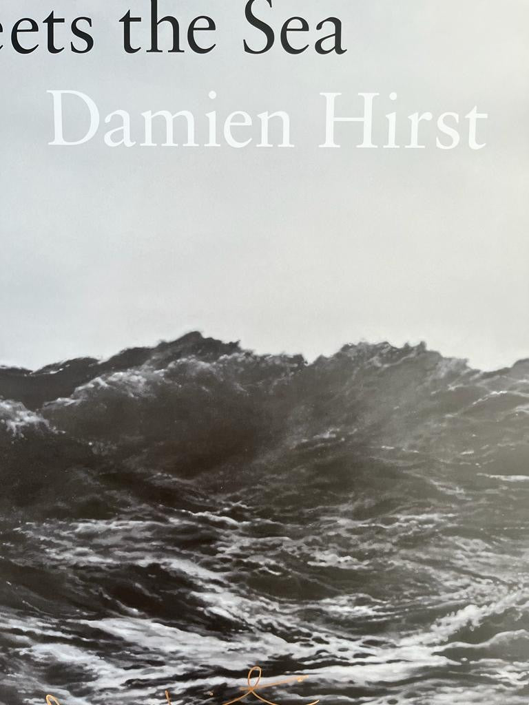 Damien Hirst, Lithographie Signée à la main « When the Land Meets the Sea »