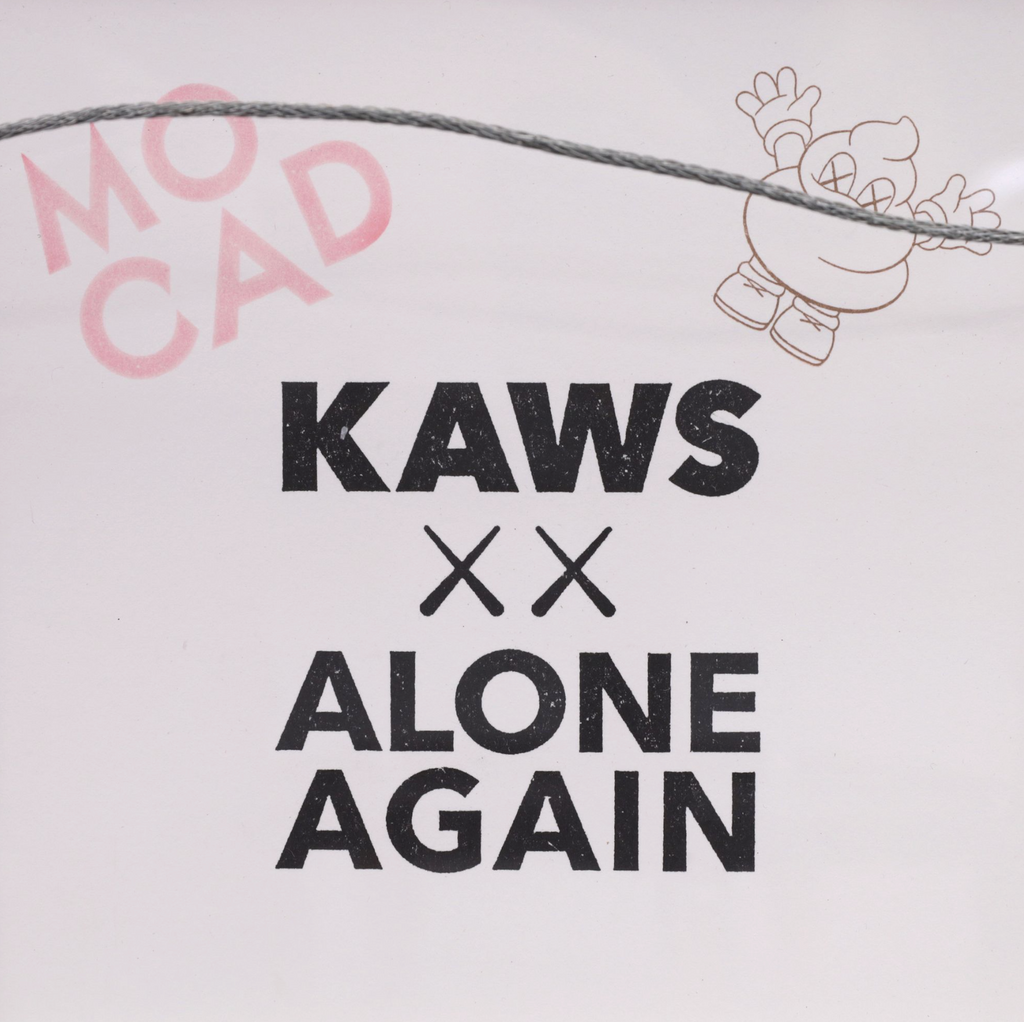 alt="KAWS Untitled KAWS x MOCAD 2019 MOCAD museum stamp and edition detail"
