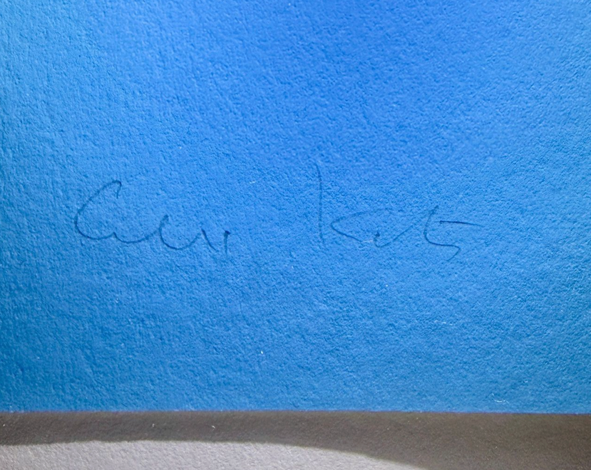 alt="Alex Katz Summer 2024 pencil signature detail on lower margin"
