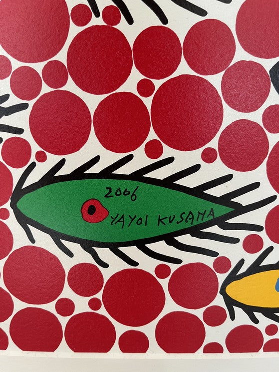 Yayoi Kusama – Eyes Flying in the Sky, 2006, Promotion für 24 Stunden