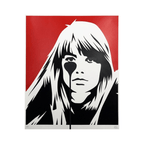 Pure Evil - Françoise Hardy - Jacques Dutronc’s Nightmare - Red & Black Edition - 3-color screenprint on fine art paper