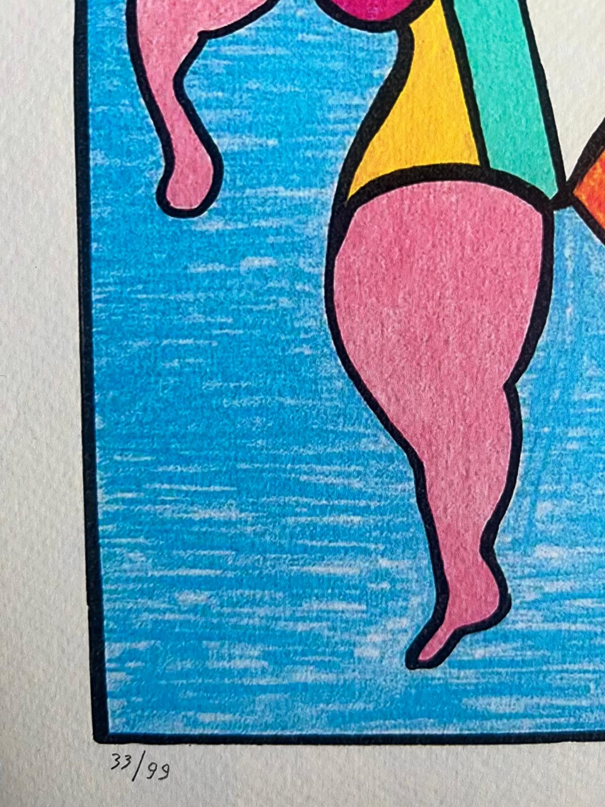 Niki de Saint Phalle, Nana Arc-en-ciel, lithographie
