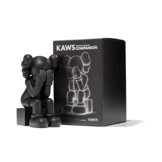 KAWS, Figura de vinilo complementaria Passing Through (2013) Negro