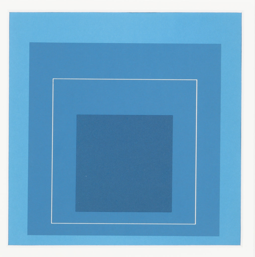 Josef Albers - White Line Squares Complete set of four