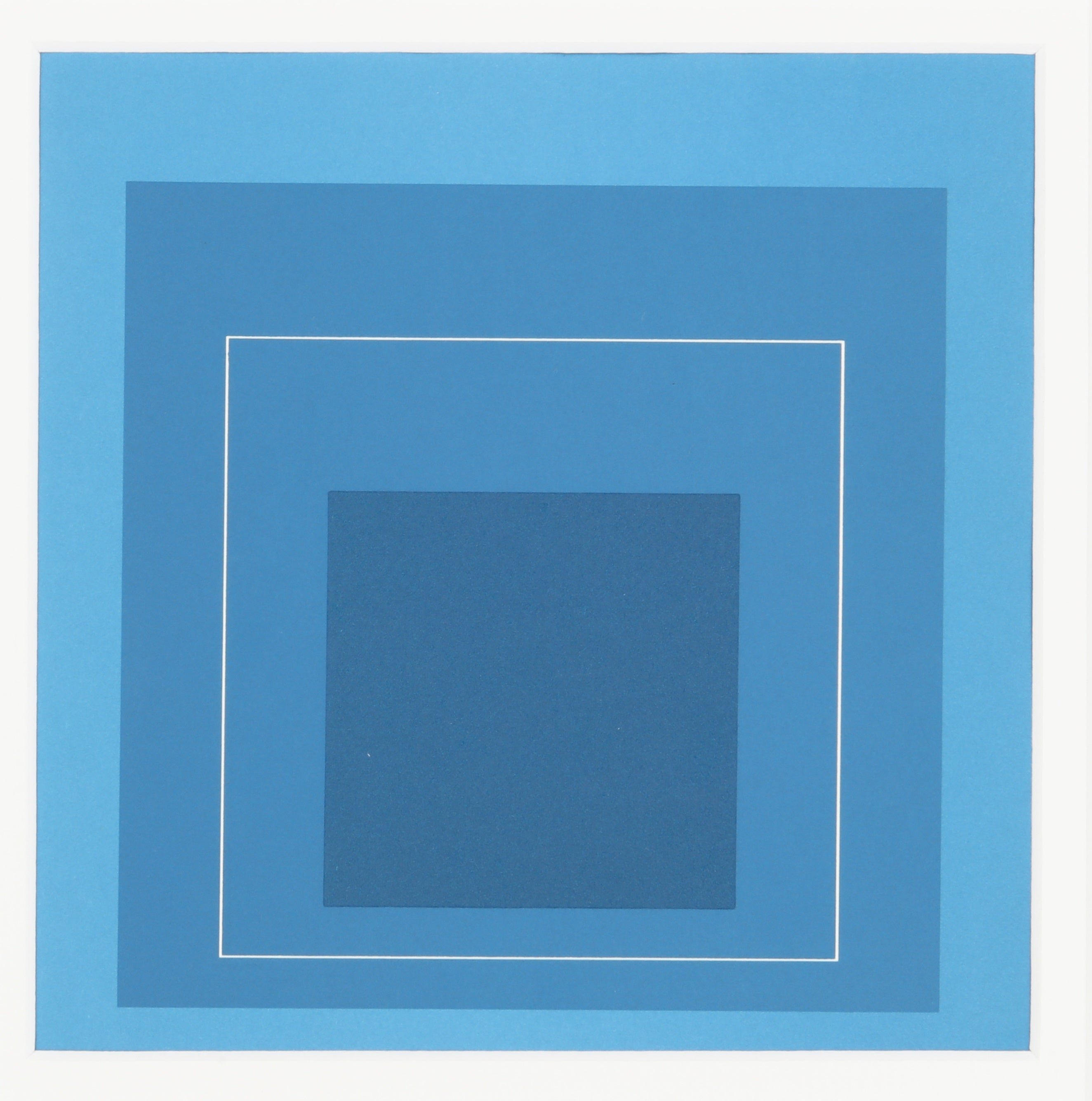 Josef Albers - White Line Squares Complete set of four