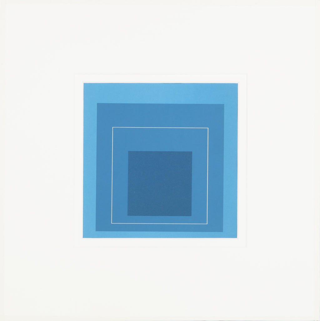 Josef Albers - White Line Squares Complete set of four