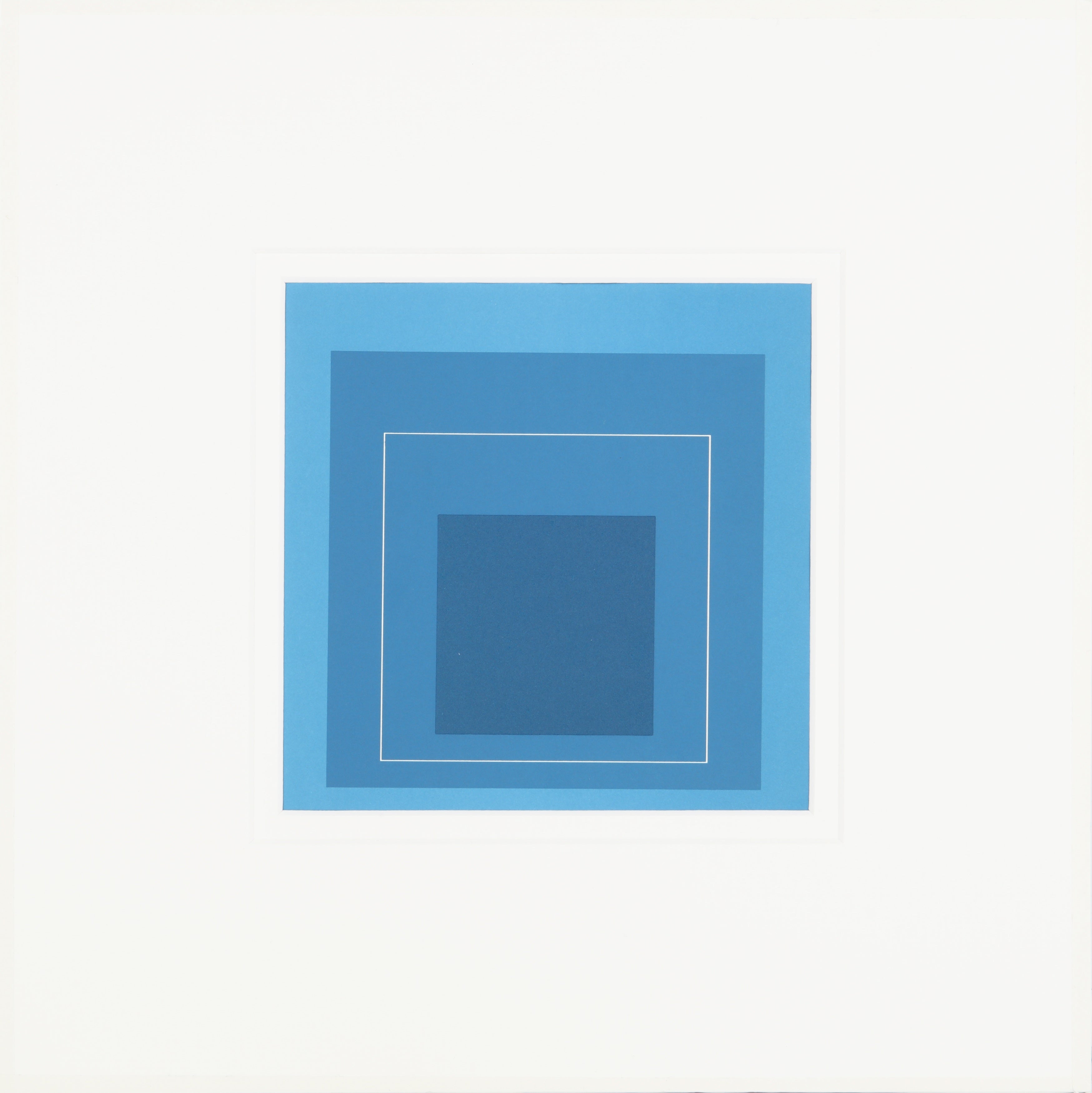 Josef Albers - White Line Squares Complete set of four