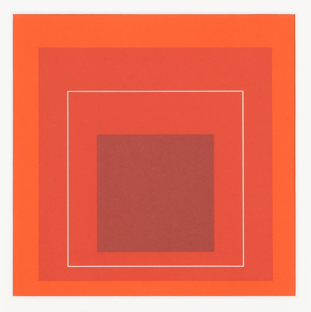 Josef Albers - White Line Squares Complete set of four