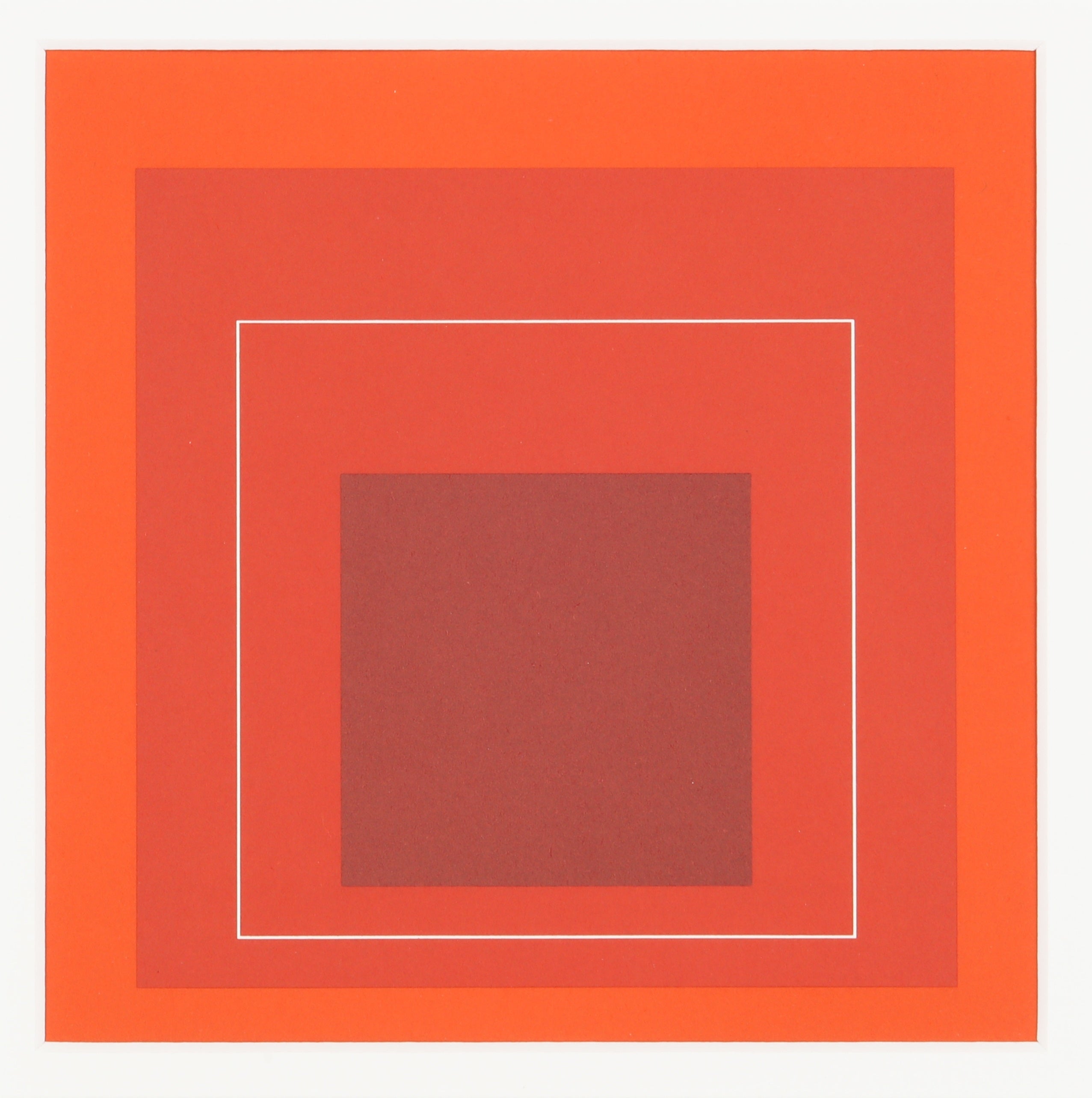 Josef Albers - White Line Squares Complete set of four