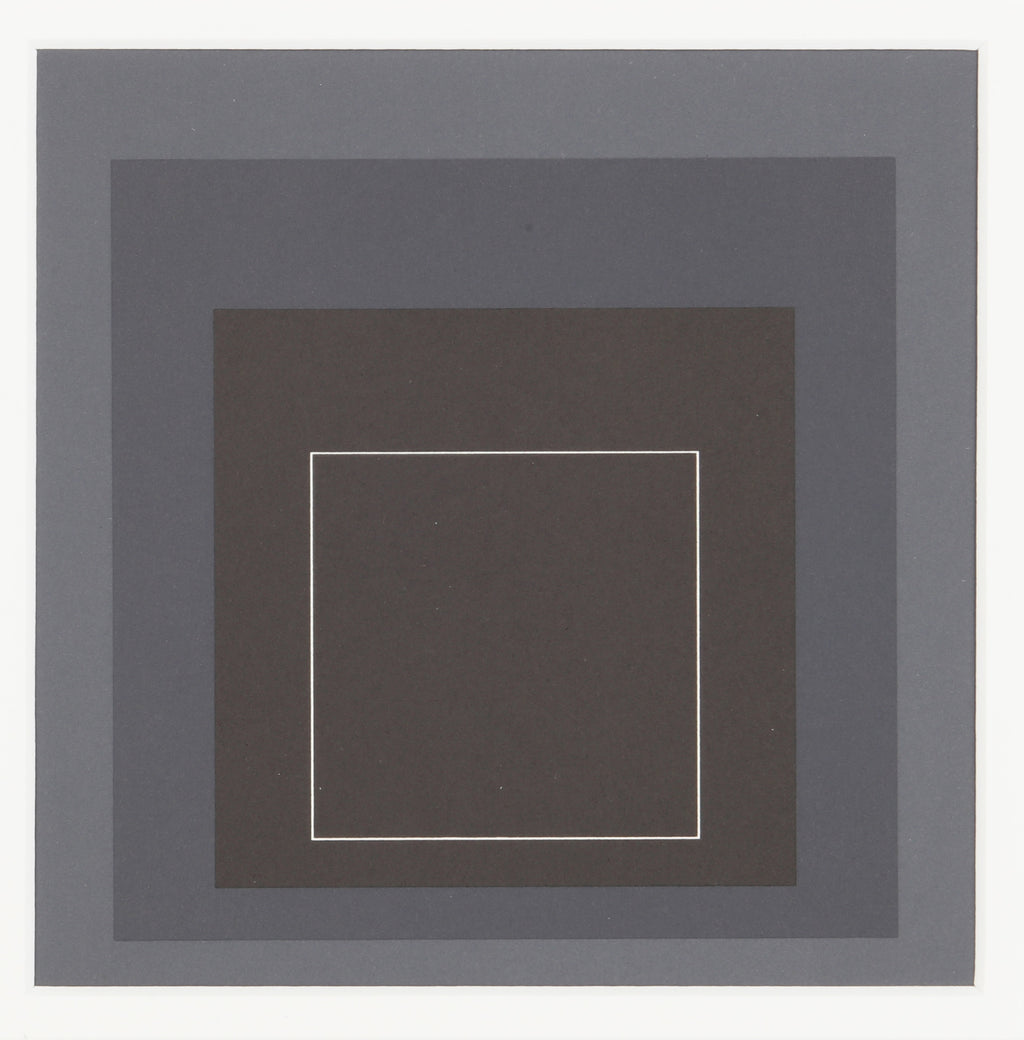 Josef Albers - White Line Squares Complete set of four