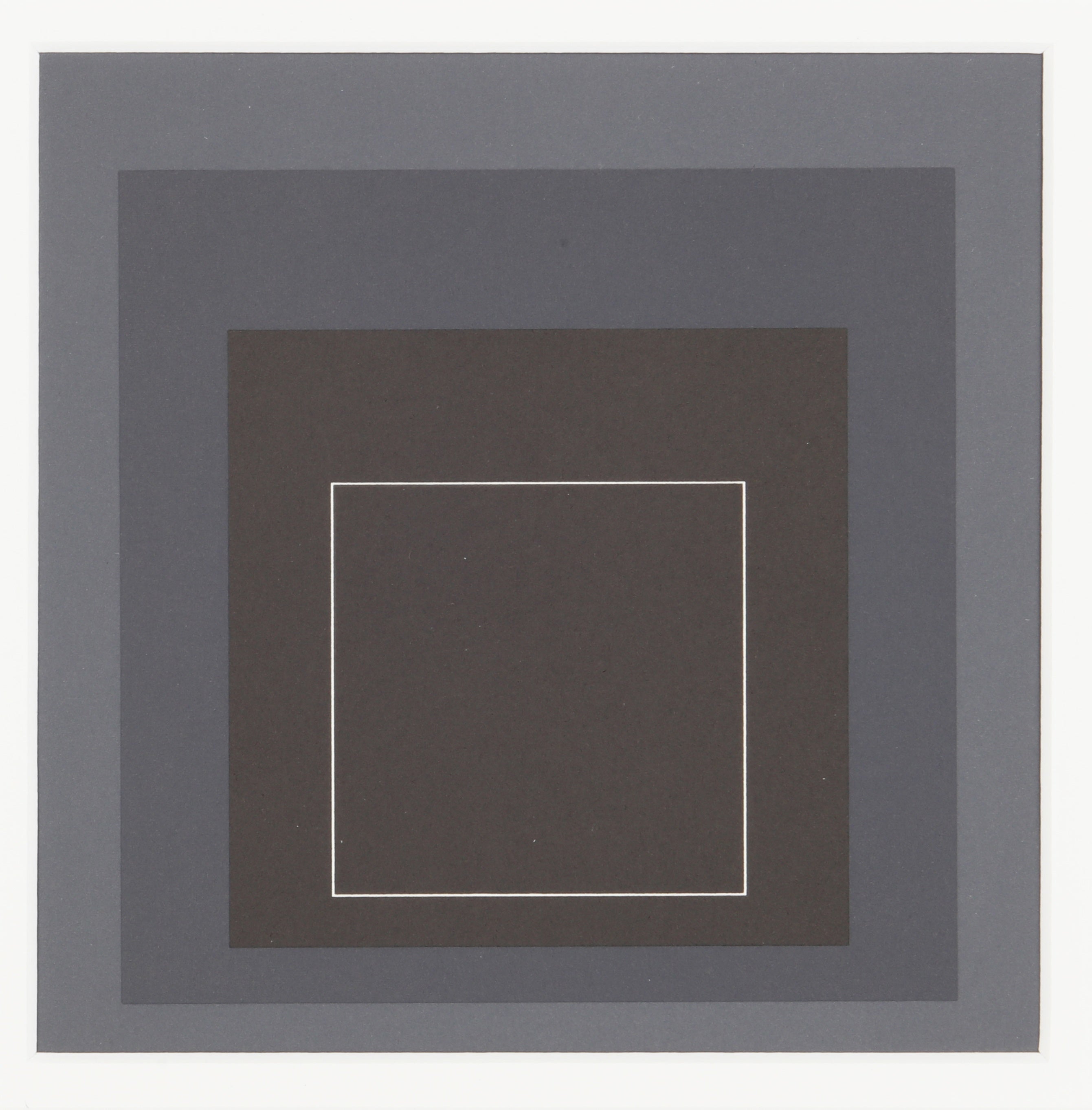 Josef Albers - White Line Squares Complete set of four