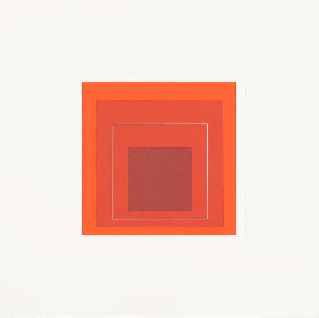 Josef Albers - White Line Squares Complete set of four