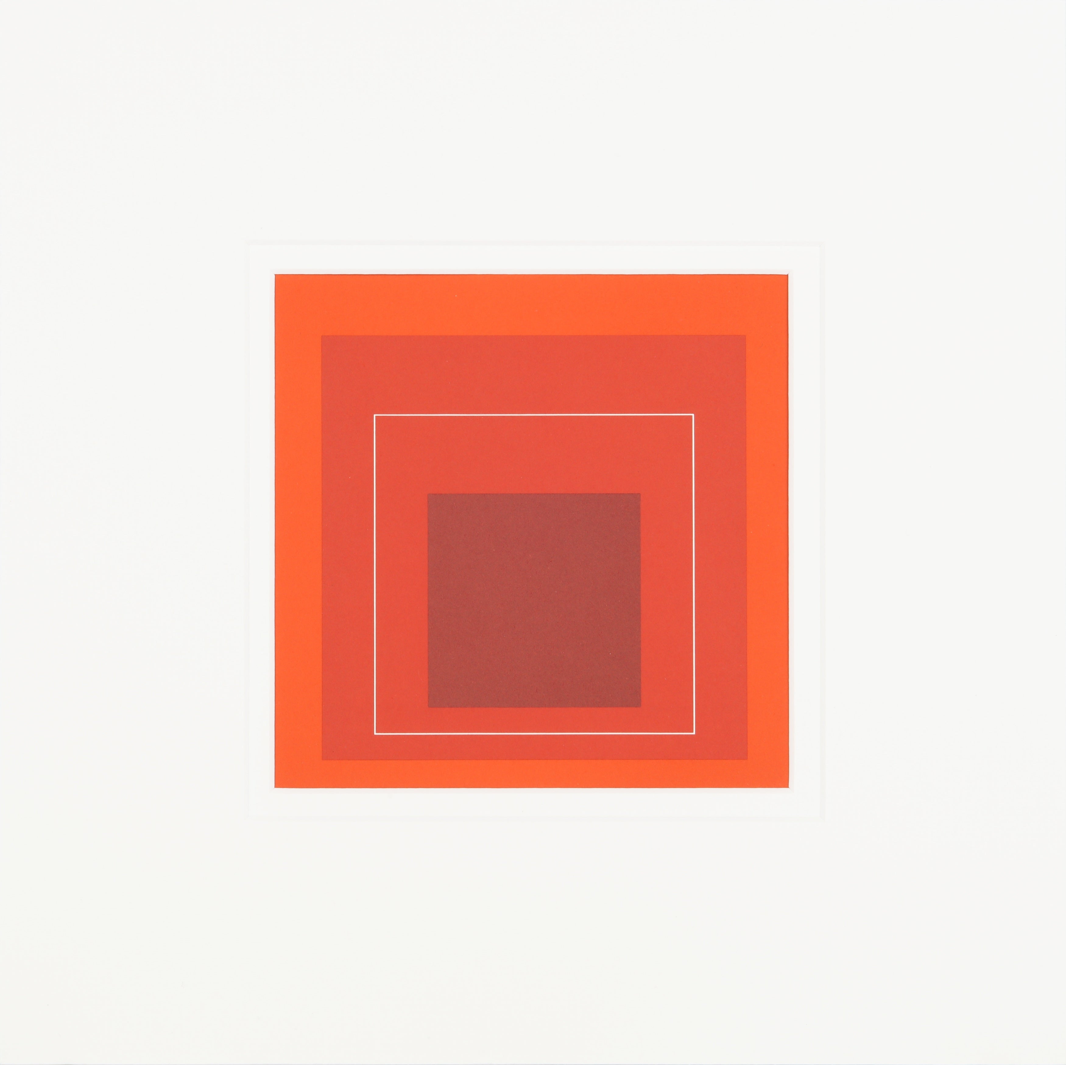 Josef Albers - White Line Squares Complete set of four
