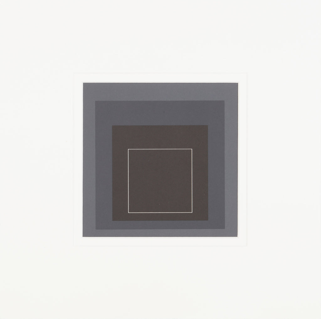 Josef Albers - White Line Squares Complete set of four