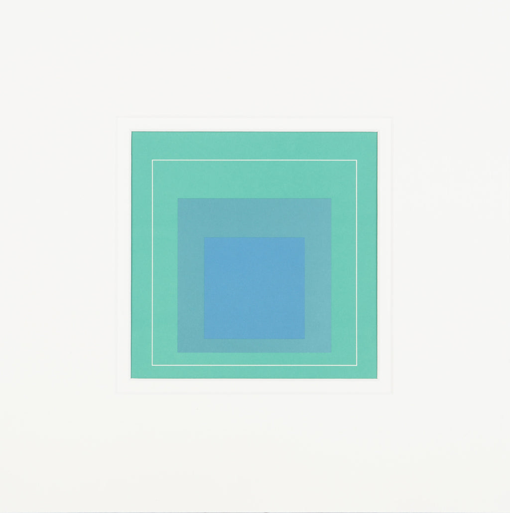 Josef Albers - White Line Squares Complete set of four