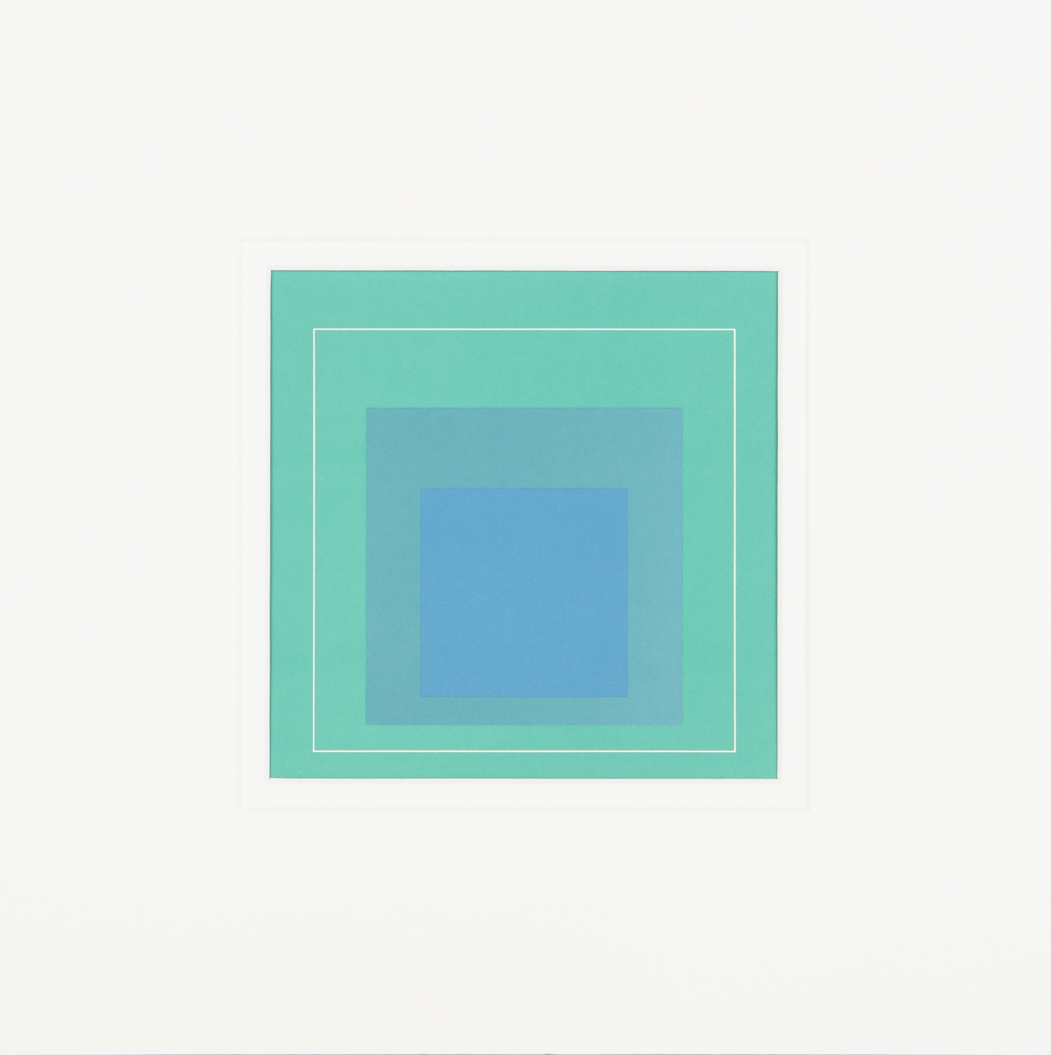 Josef Albers - White Line Squares Complete set of four