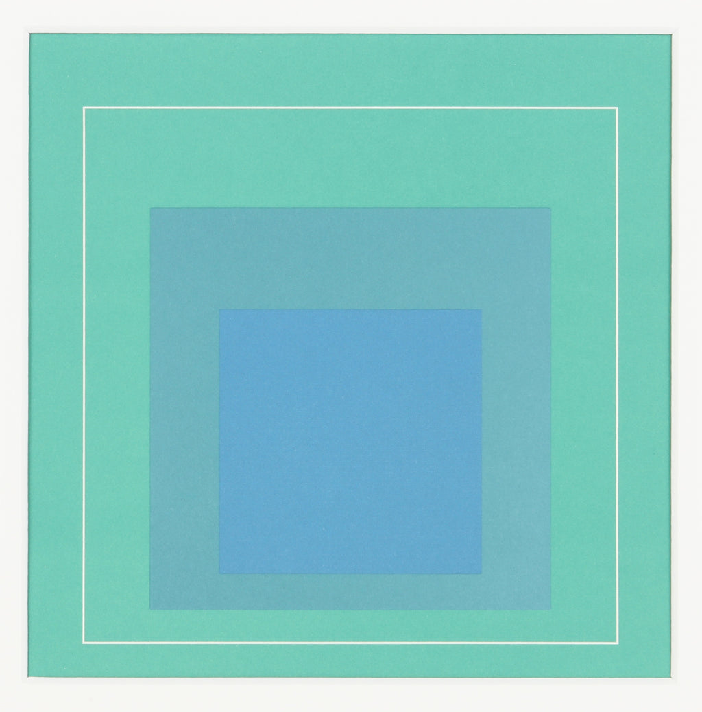 Josef Albers - White Line Squares Complete set of four