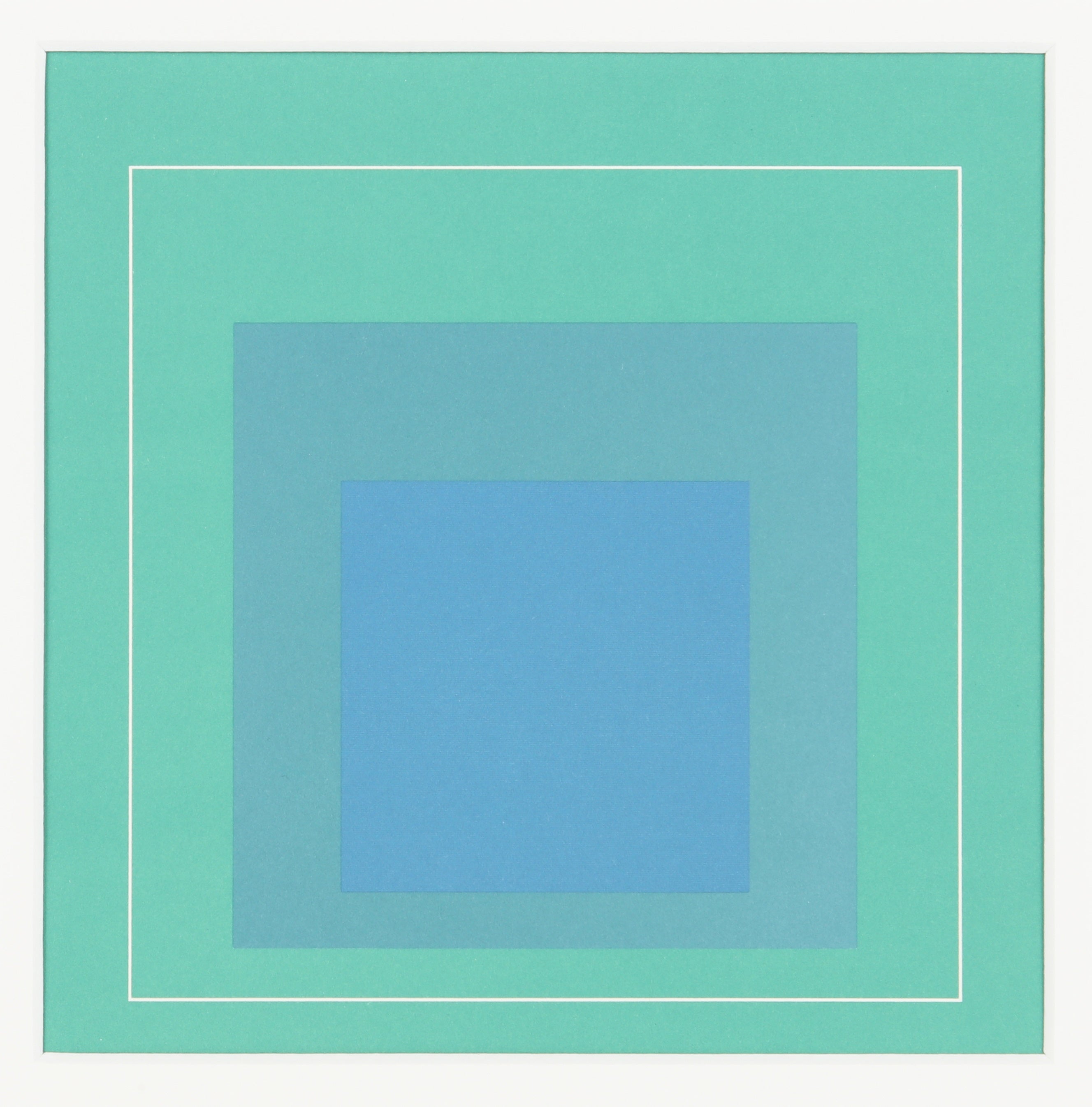 Josef Albers - White Line Squares Complete set of four