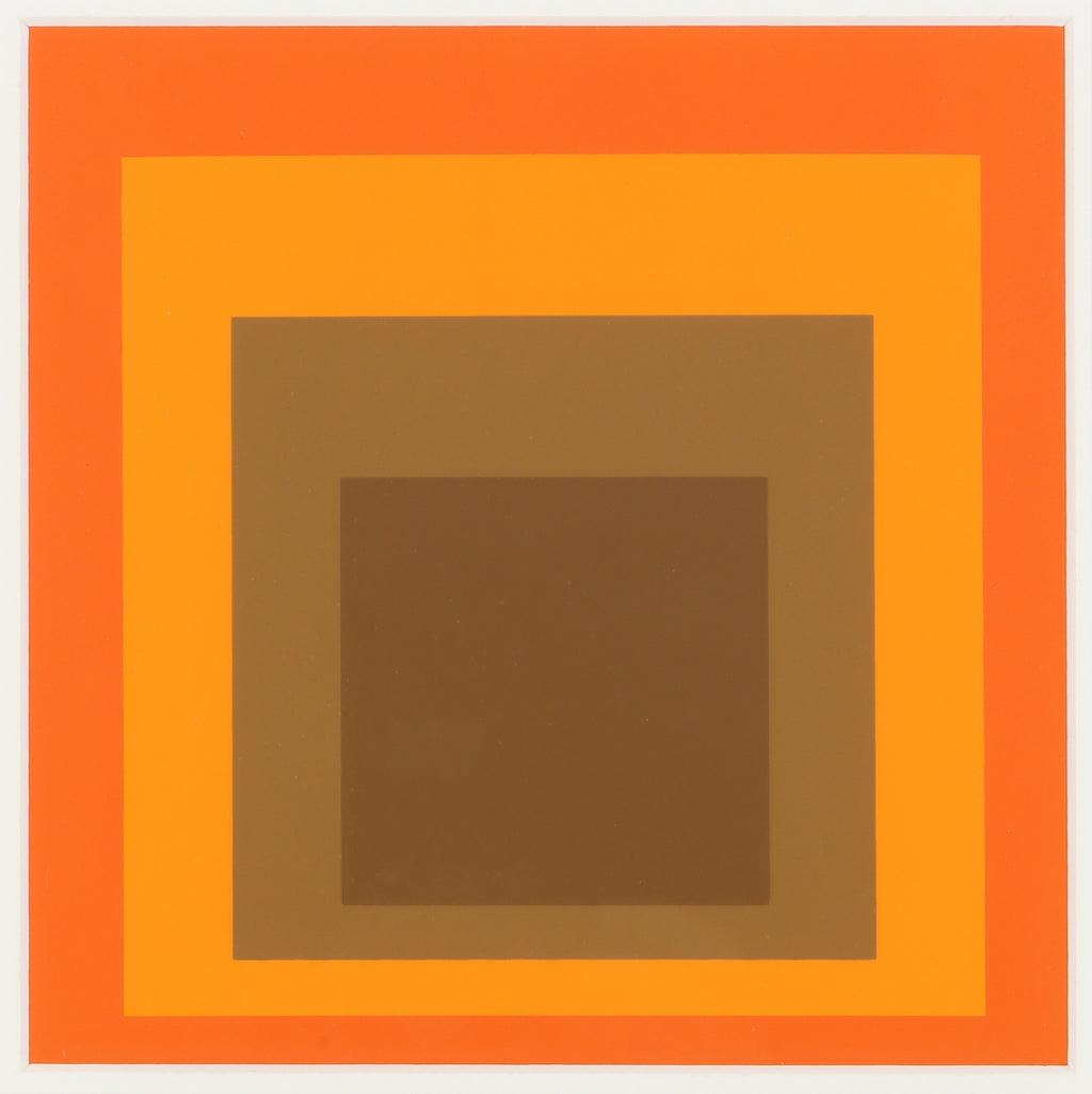 Josef Albers - Homage to the Square 1983 — complete set of four