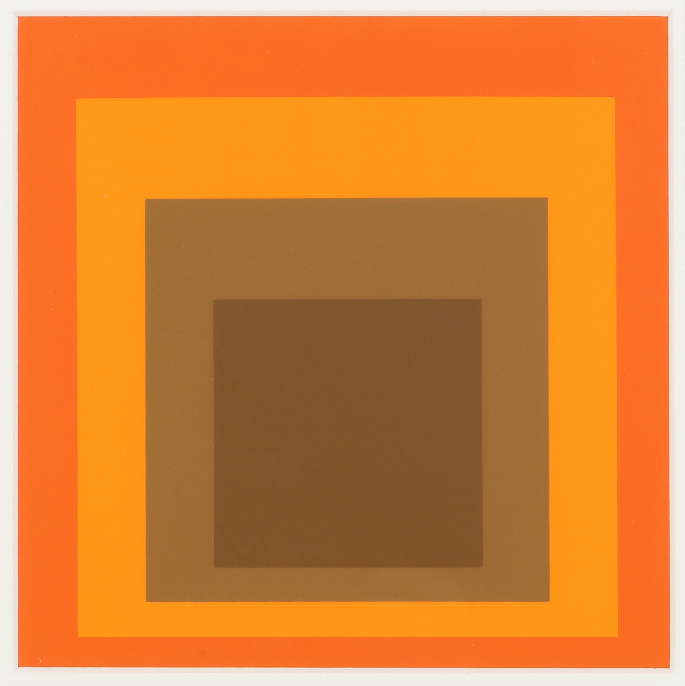 Josef Albers - Homage to the Square 1983 — complete set of four