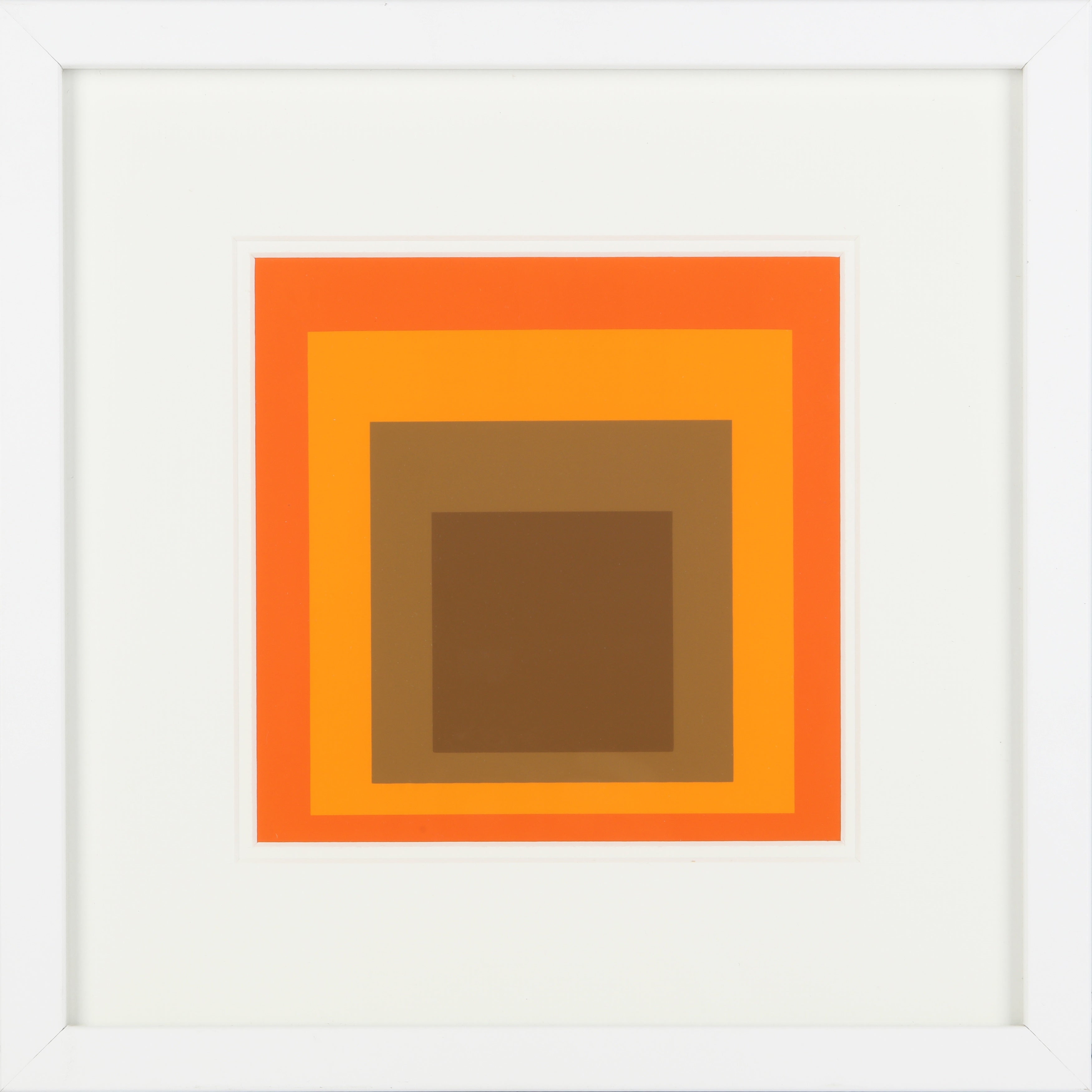 Josef Albers - Homage to the Square 1983 — complete set of four