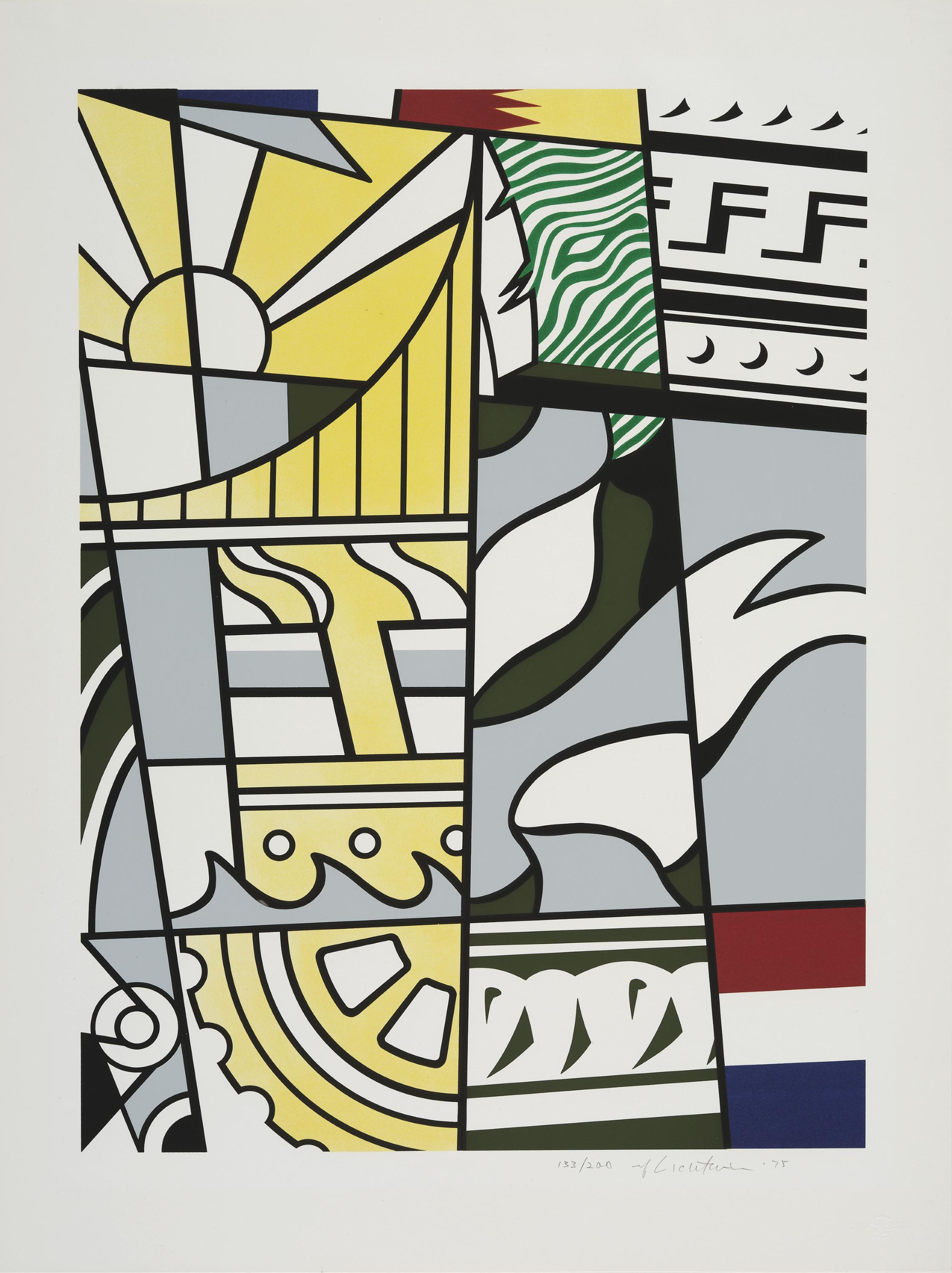 Roy Lichtenstein - Bicentennial Print (1975) 
