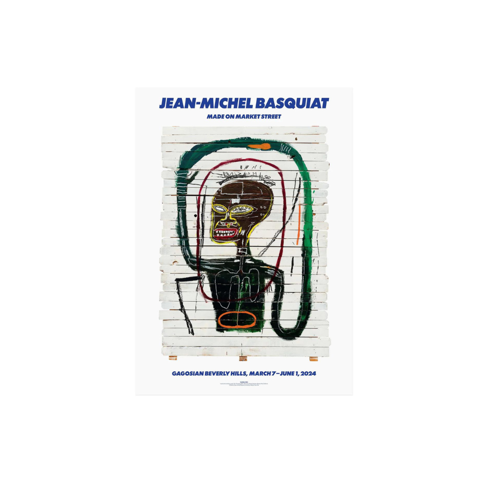 Jean-Michel Basquiat - Impresión original de la exposición Gagosiana