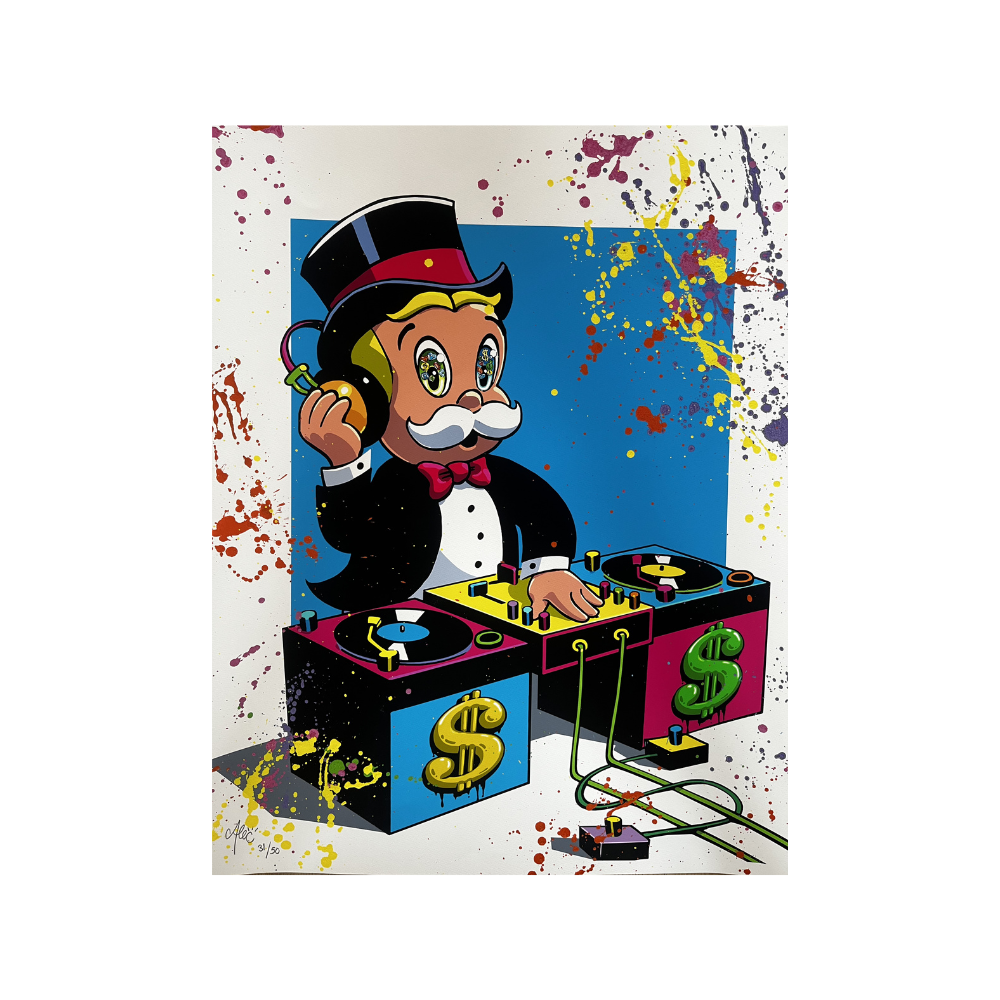 ALEC MONOPOLY - DJ Monopz Blue (Fini à la main) 2026 