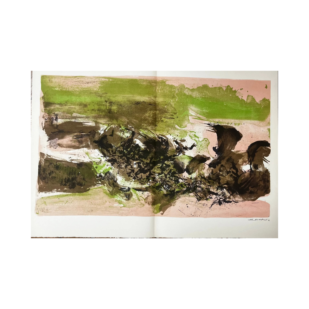 Zao Wou Ki, À La Gloire de l’image et art poétique (1976) XIII