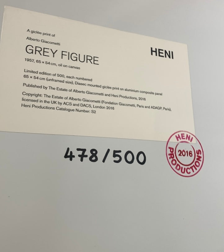 Alberto GIACOMETTI - Grey Figure 2016 – image 3