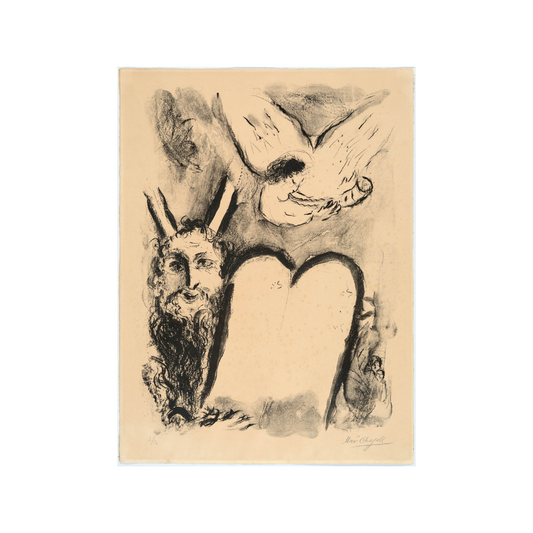 Marc Chagall - Moïse et les tables de la Loi