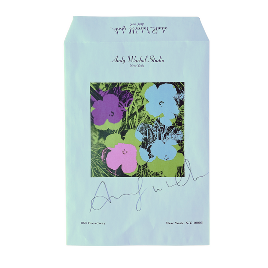 Andy Warhol Flowers Enveloppe