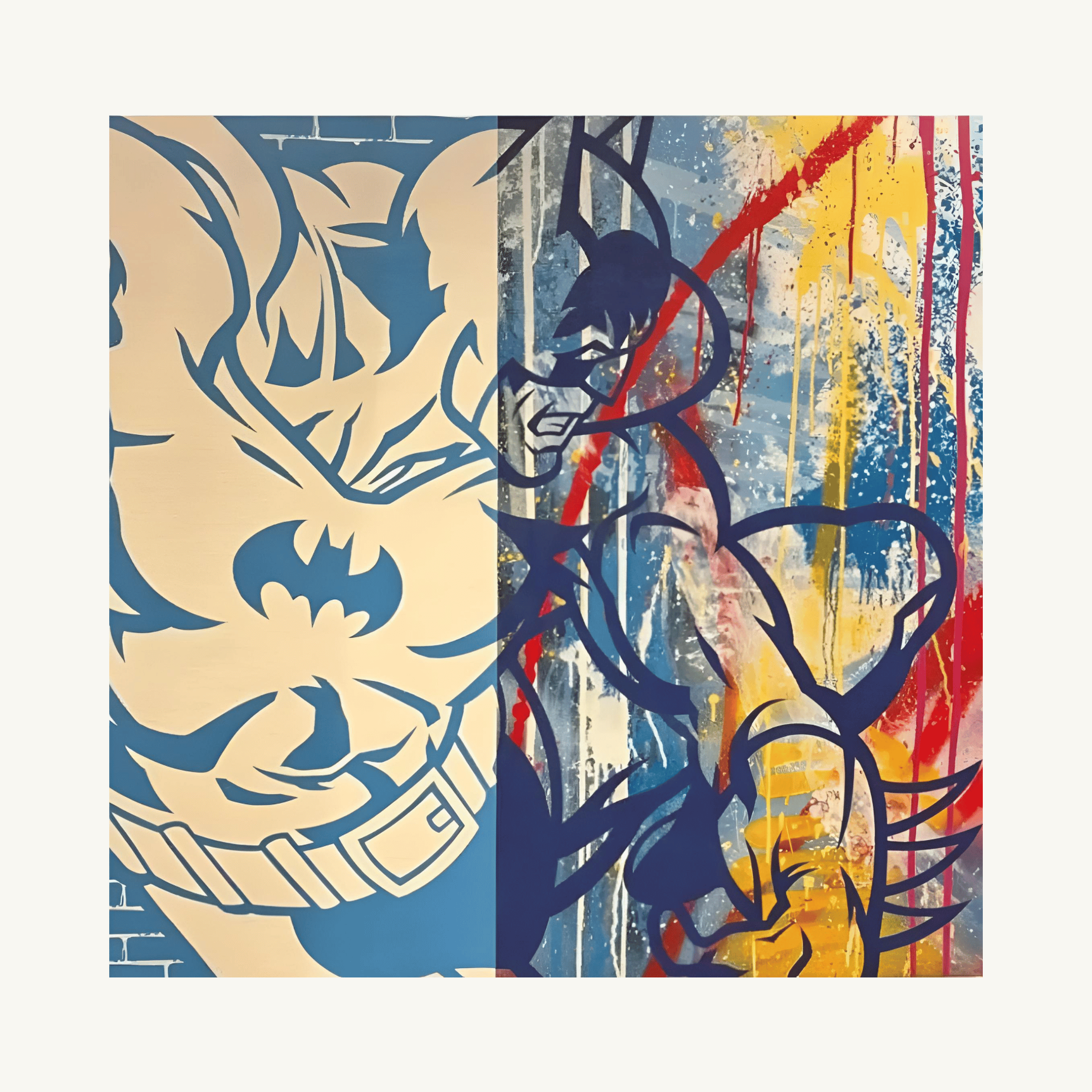 SEEN, Bateman, 2020 - Acrylic and aerosol on canvas