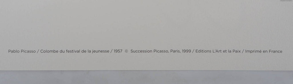 Pablo Picasso - Colombe aux branches fleuries