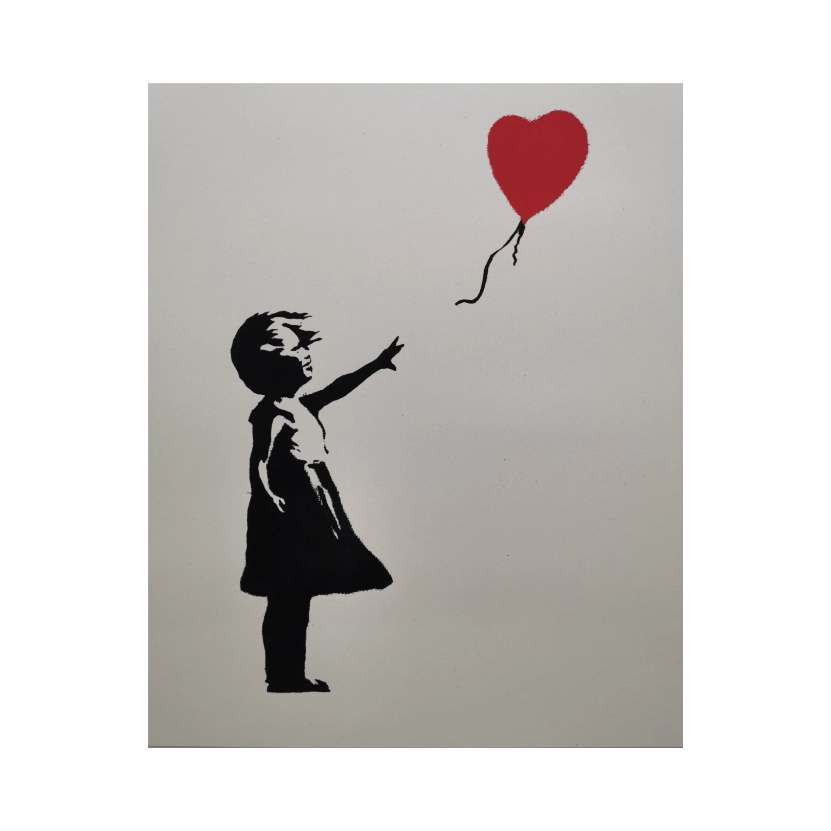 West Country Prince (after Banksy) - Girl with Red Balloon (2021)