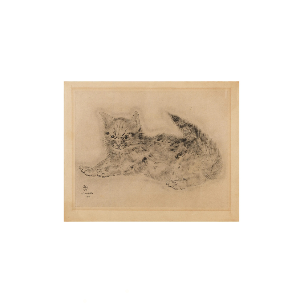 Tsuguharu Fujita - Chat (Abihail) 1929