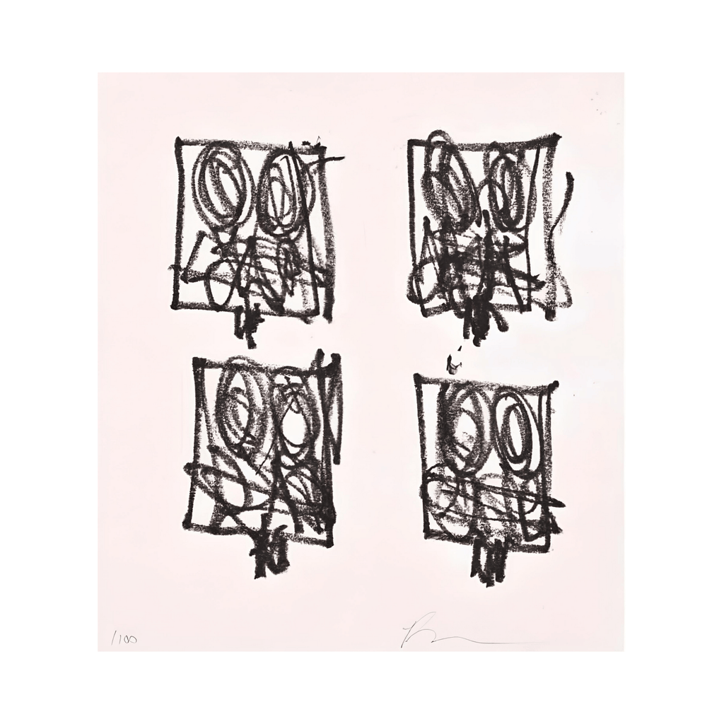 Rashid Johnson - Untitled Anxious Print, 2023 - Etching on copper plate, printed on 300gsm Hahnemühle paper